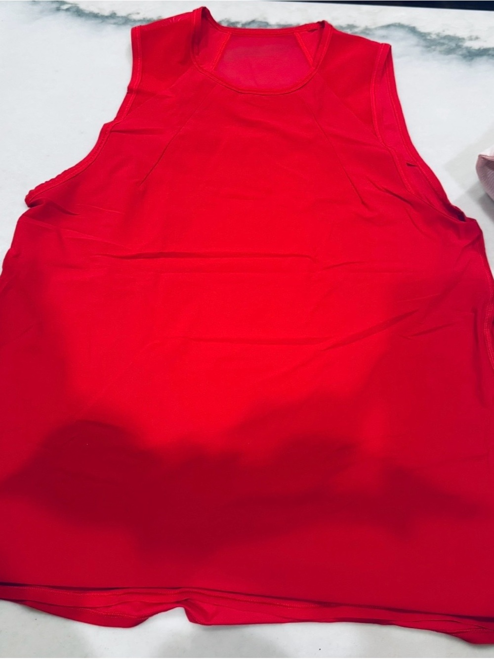 Lululemon Oxford Red Sculpt Tank Top Size 4 Like New